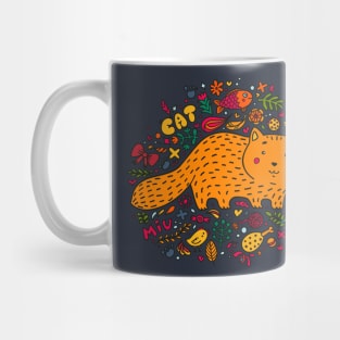 A Fat Red Cat Mug